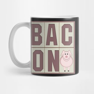 Bacon with Cartoon Piglet Mug